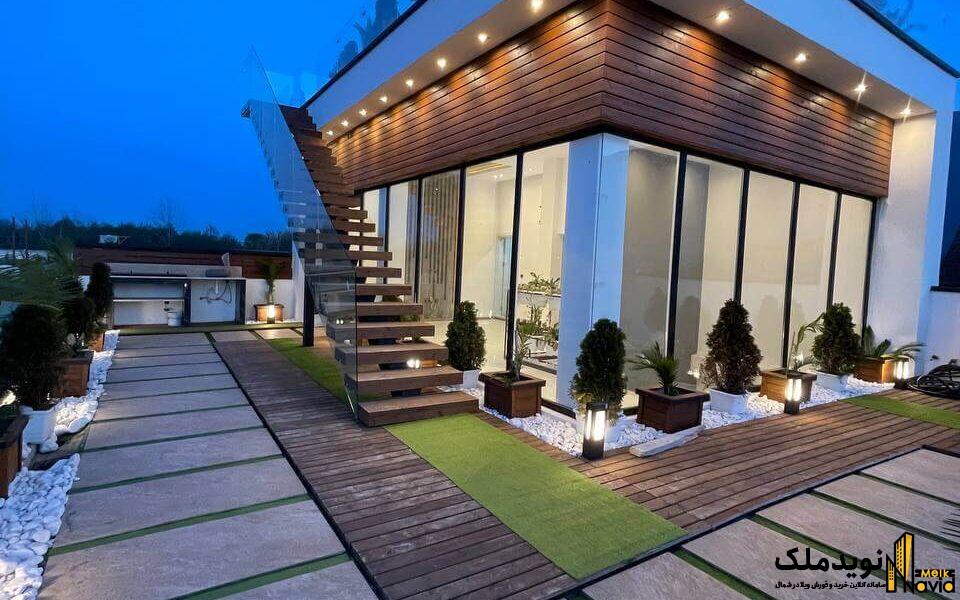 ویلای هوشمند تریبلکس 600 متری در سیسنگان نوید ملک قیمت ویلا در مازندران