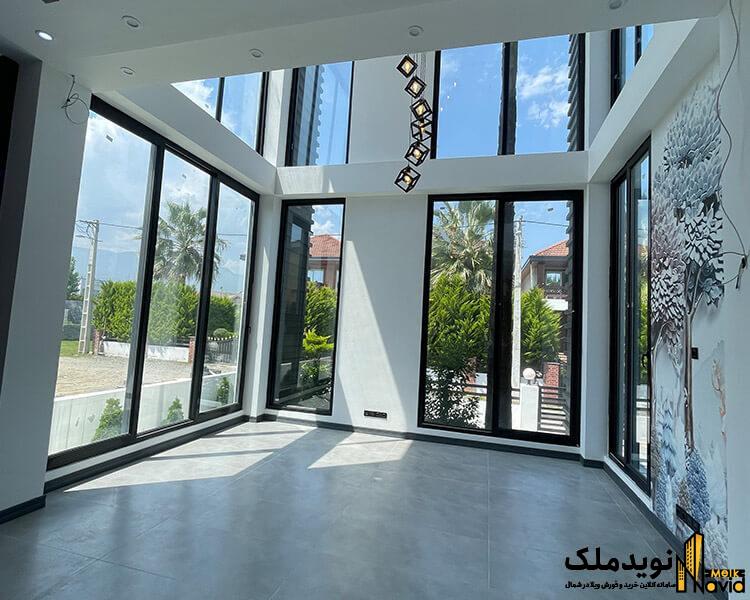 خرید ویلا دوبلکس 450 متری با روف گاردن در رویان نوید ملک خرید ویلای روف گاردن
