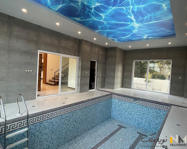 ویلا دوبلکس 450 متری نما مدرن در نوشهر نوید ملک خرید ویلا با استخر در شمال